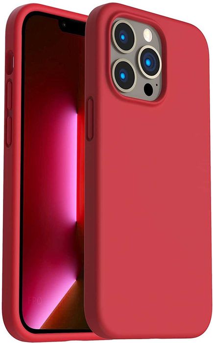 Husa Antisoc cu microfibra pt. iPhone 13, 13 Mini, 13 Pro, 13 Pro Max