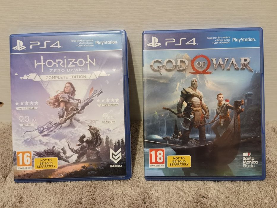 Игри за PS4 God of War и Horizon: Zero Dawn - Complete Edition