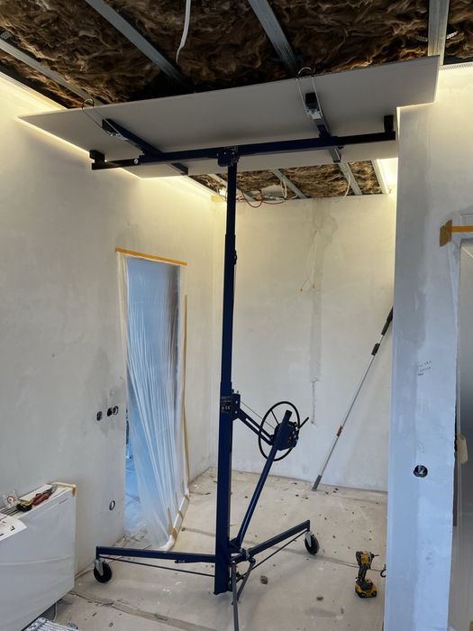 Шпакловка, Гипсокартон, Боядисване