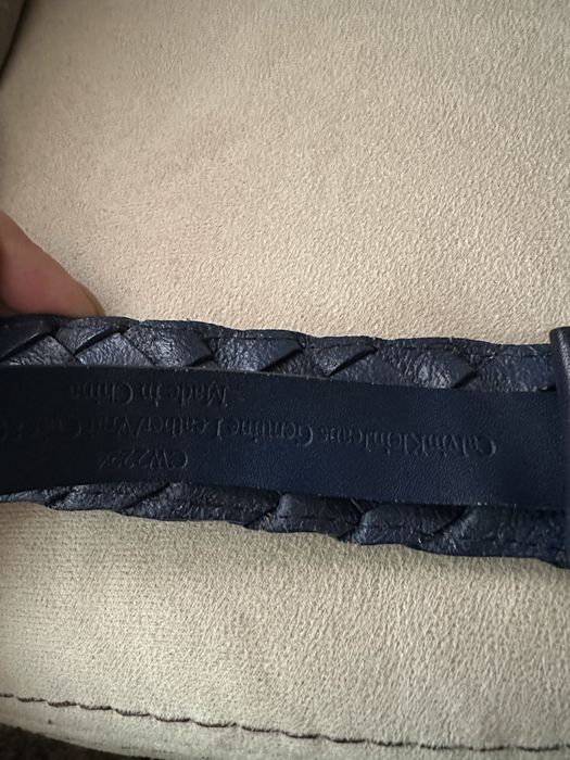 Дамски колан естествена кожа/calvin klein/ rino