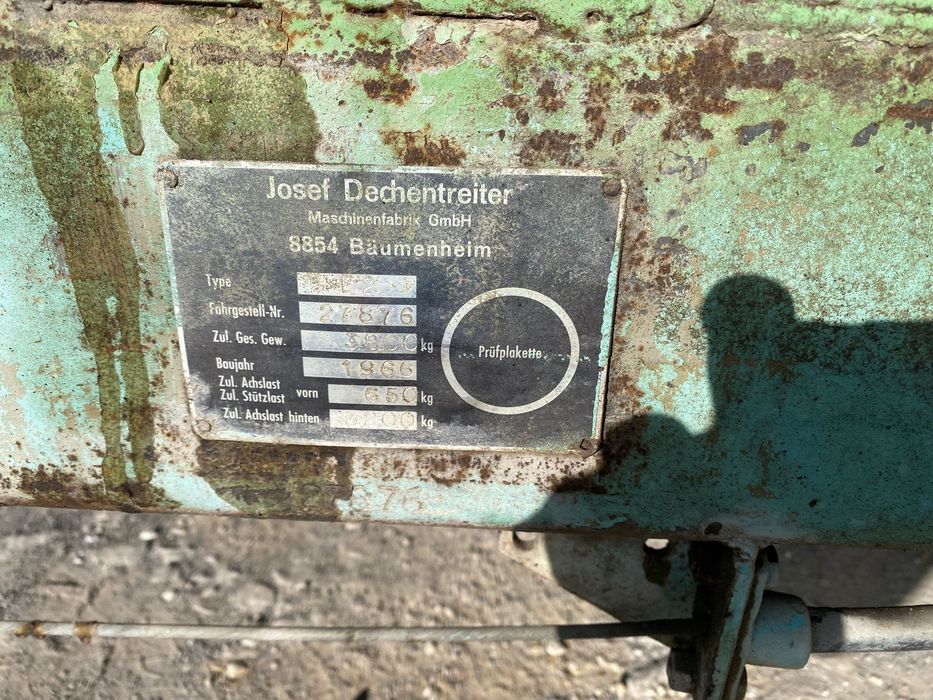 Remorca mica dupa tractor 3.8 tone