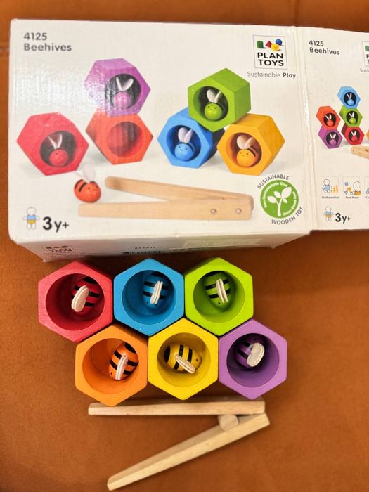 Doua Seturi jucarii PlanToys tip Montessori