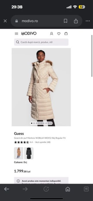 Geaca lunga Guess