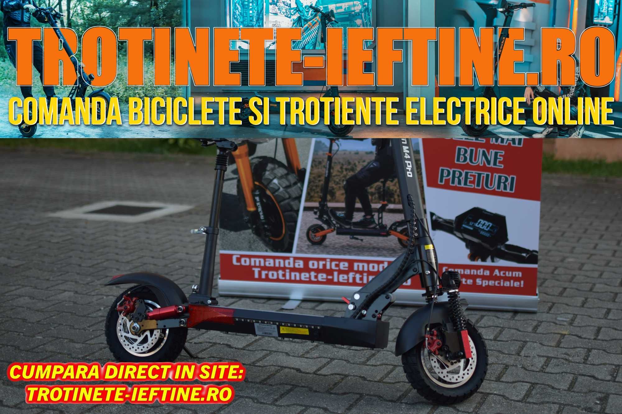 TROTINETĂ Electrică Nouă - Kugoo Kirin M4 Pro - Cu Scaun Reglabil!