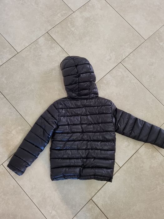 Geaca iarna din puf cu guler blana naturala