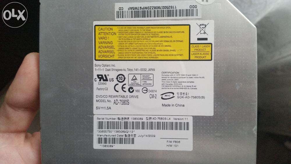 DVD-RW laptop cititor optic