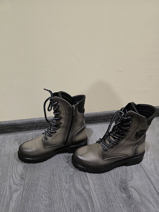 Естествена кожени боти 36 размер