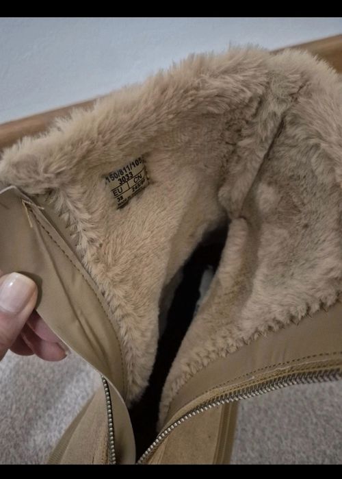 Ghete piele naturala Zara