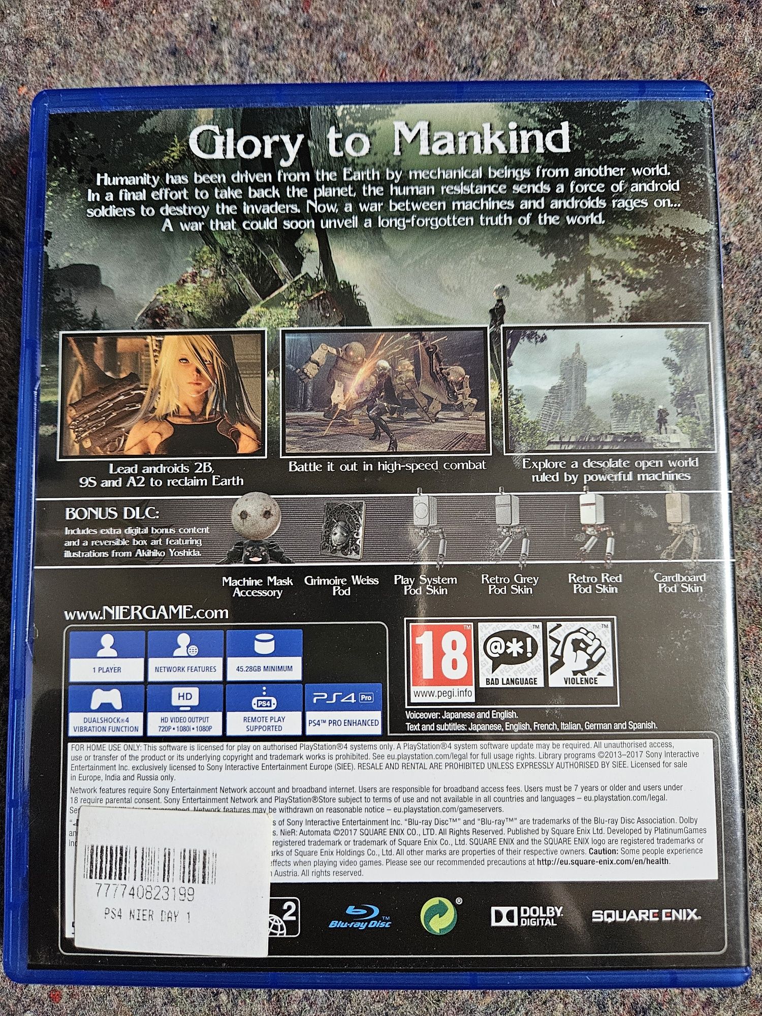 Nier Automata PS4 PS5 като нова игра