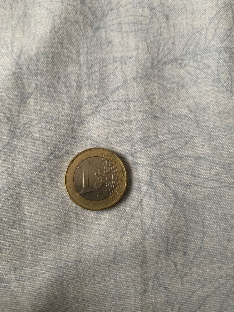 Vand moneda de un euro din anu 2002