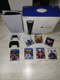 Playstation 5 , 2  Джойстика + Игри