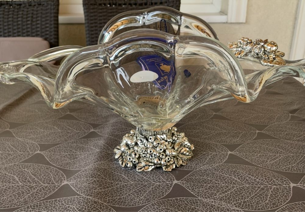 Bol decorativ din sticla de Murano