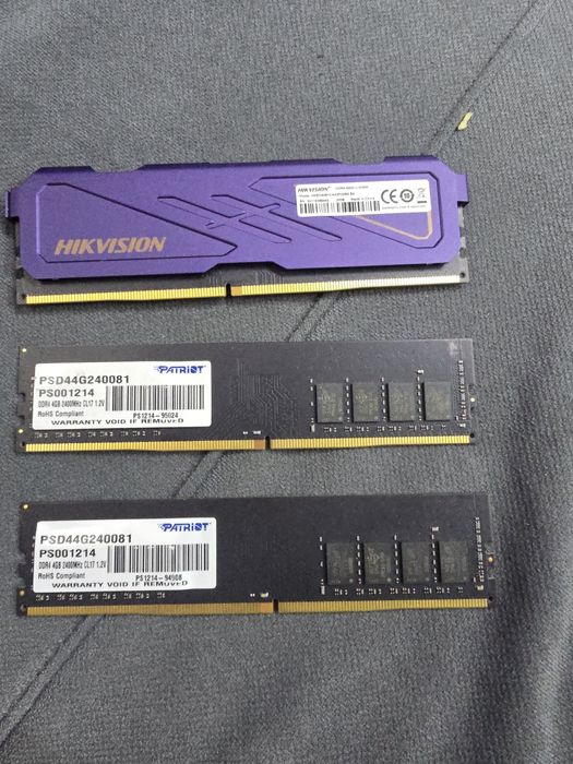 Продам ОЗУ 4gb 8gb и 16gb