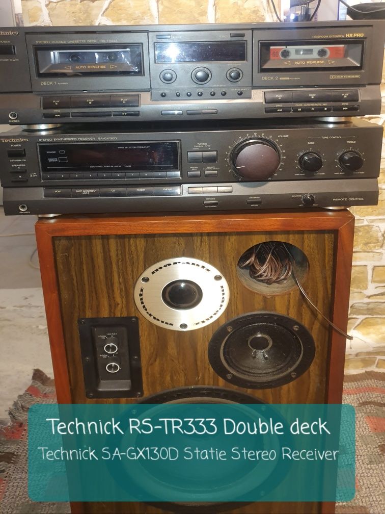 Technick Vintange RS-TR333 Double deck