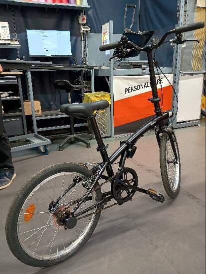 Btwin pliabila, 100 negru, - produs resigilat - (SecondHand) Decathlon