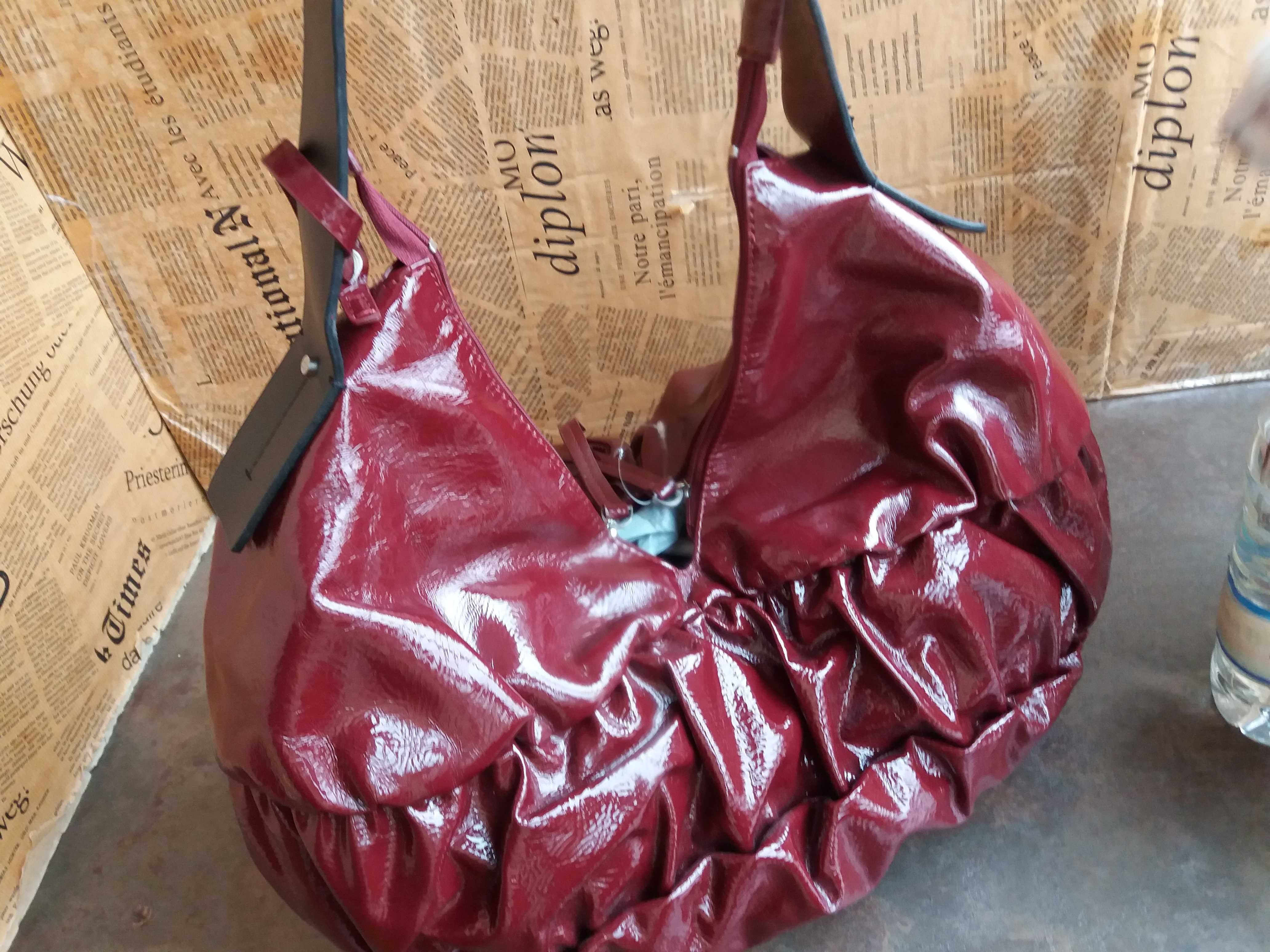 Calvin Klein-Нова! чанта,торба/ цвят бордо