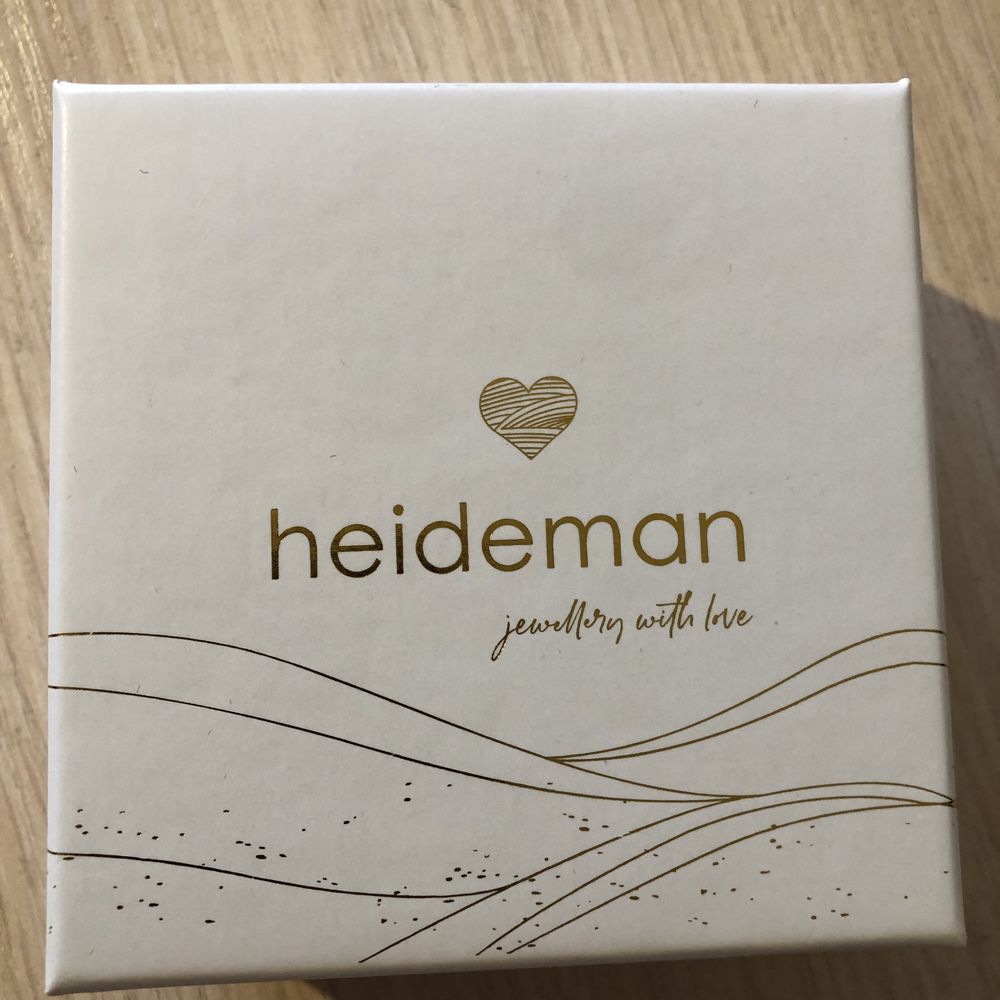 Серьги подкова под золото Heideman