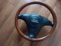 Volan S-line Sport mahon lemn Audi A2 A3 S3 A4 S4 A6 S6 A8 S8