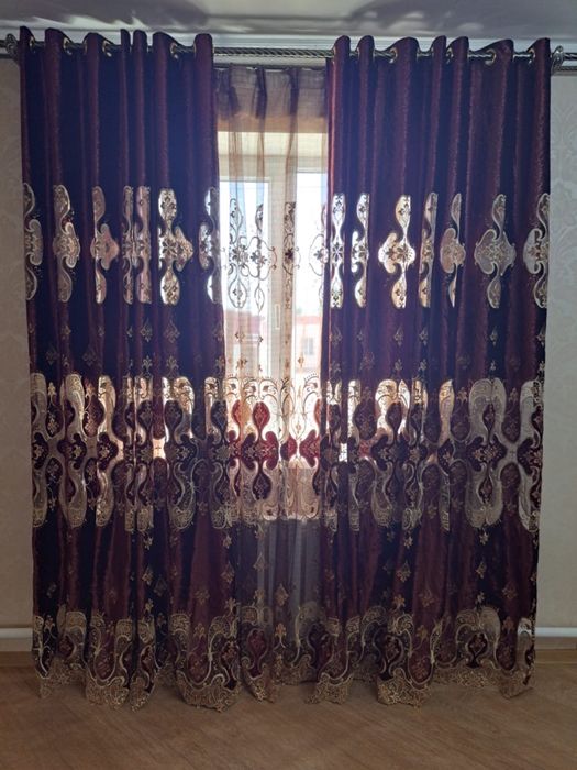 шторы с тюлем