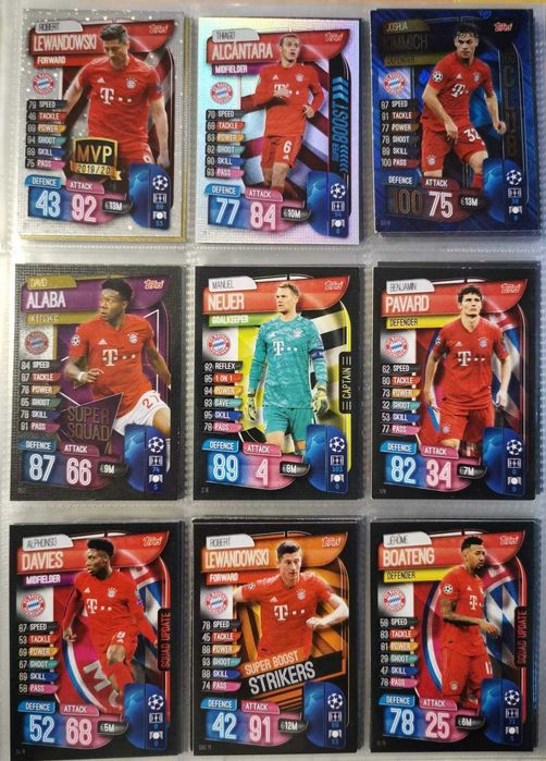 Colectie cartonase fotbalisti 2019/2020