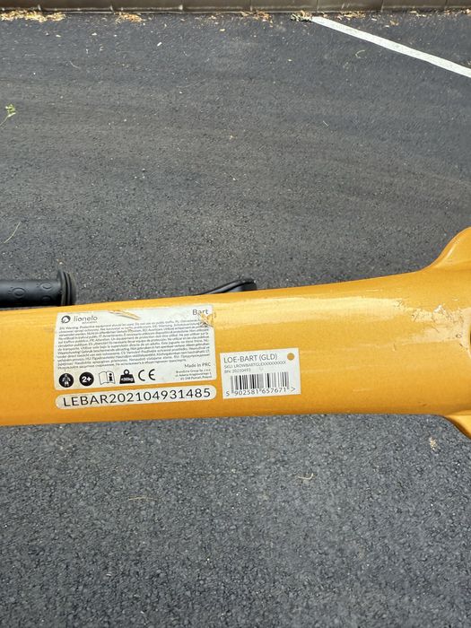 Lionelo Bart баланс колело с магнезиева рамка