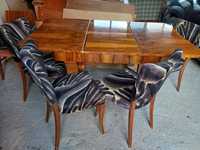 Vand masa din lemn masiv cu scaune