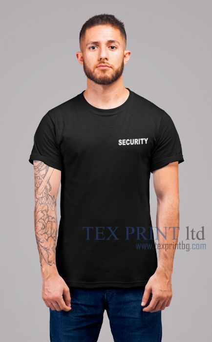 Тениска за охранители - SECURITY тениски