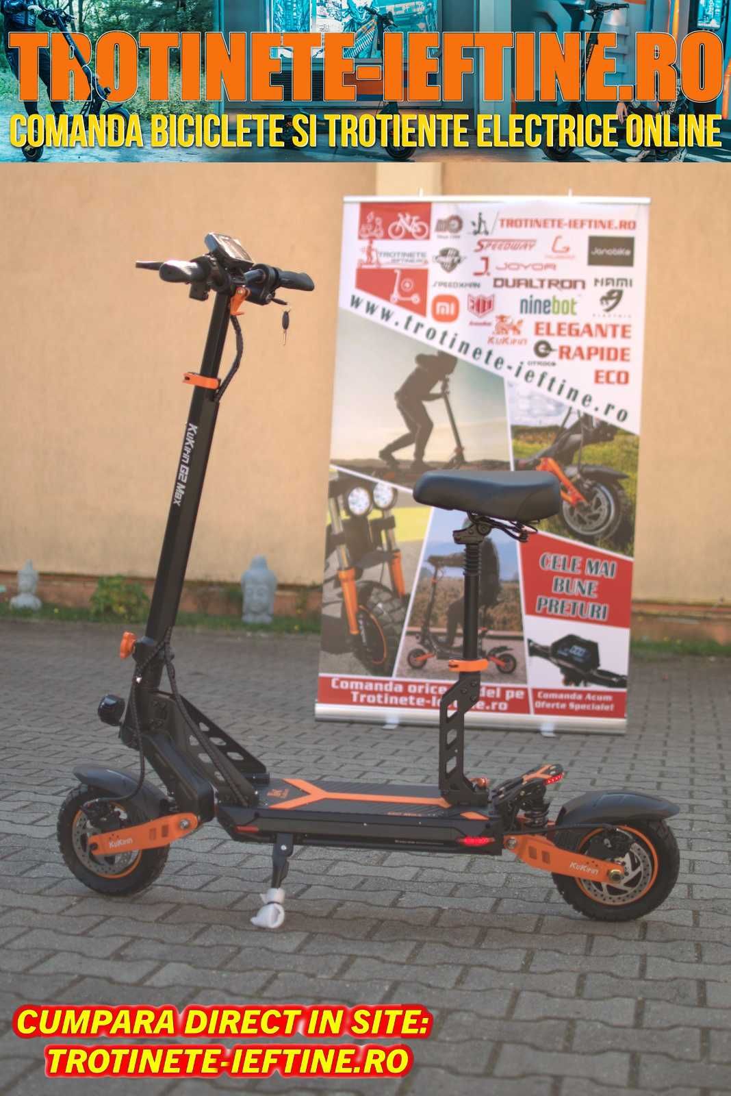 Trotineta Electrică KuKirin G2 Max -  Nouă, Performanță Extremă!