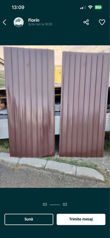 Tabla color 2m x90