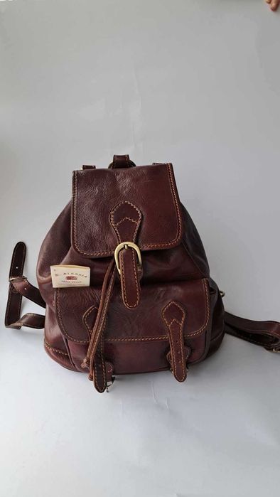 Rucsac din piele maro