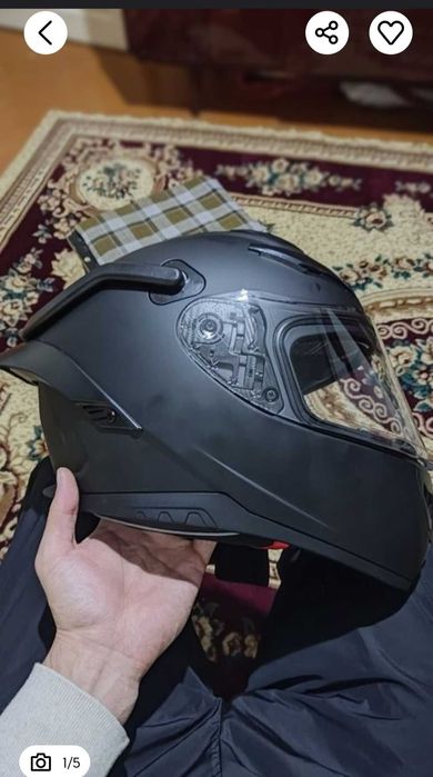 Мото шлем GIKE qike M черный