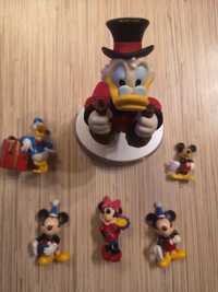 Colectie vintage: statueta Donald și figurine Mickey Mouse, Minnie