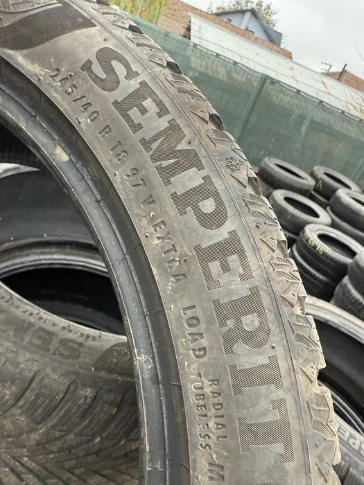 245/40/18”Set 2 buc SEMPERIT.dot 2023 anv M+S.Iarnă.Impecabile.