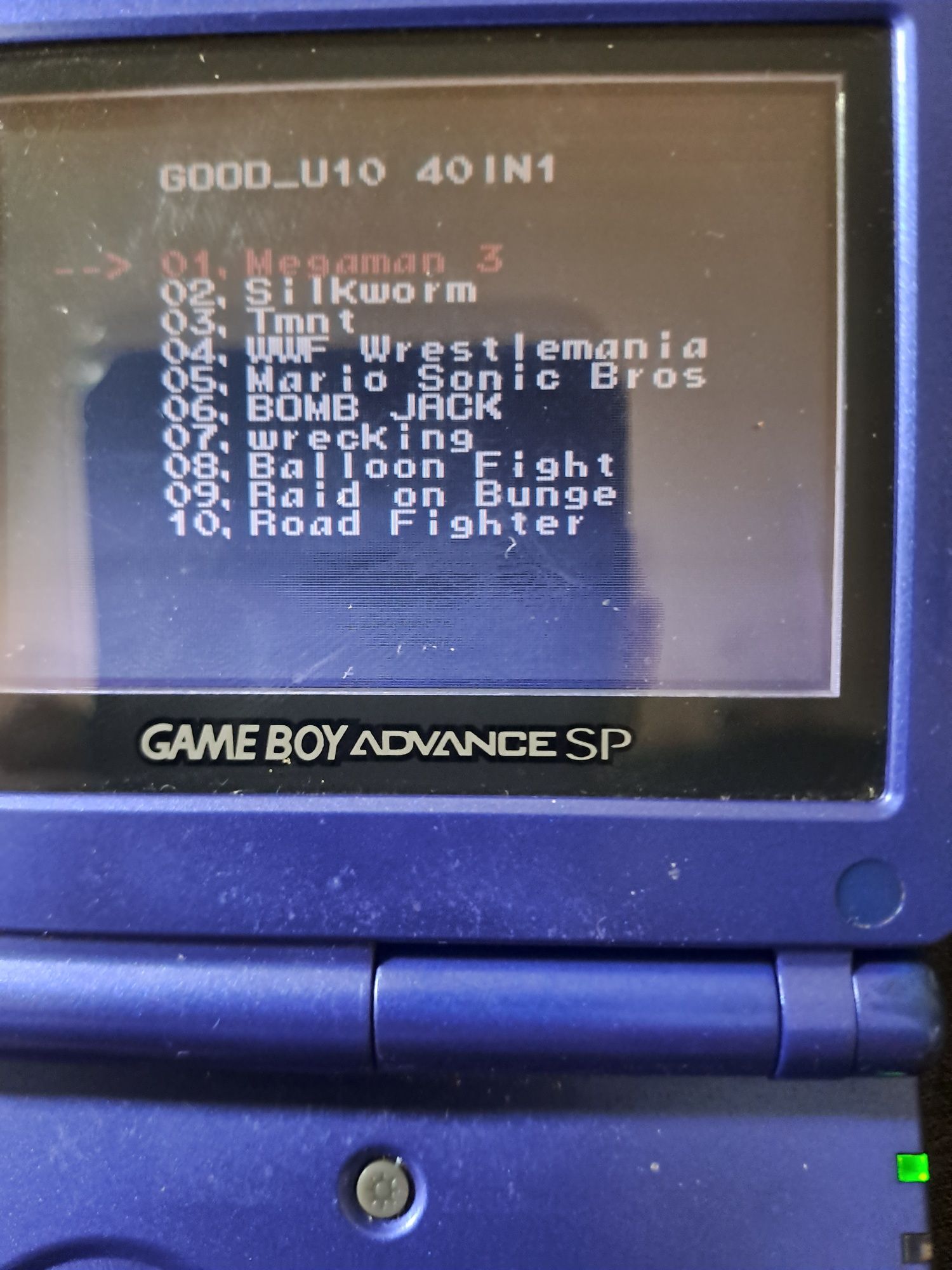 Vand nintendo game boy advance sp