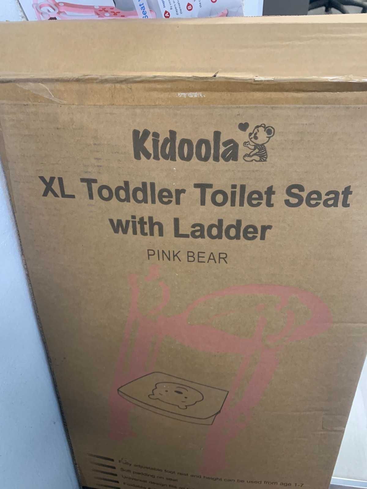 XL гърне за тоалетна чиния със стълба KIDOOLA