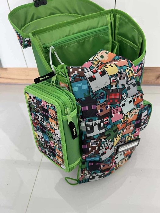 Ученическа раница Minecraft Ergonomic от 3 части