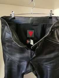 Dainese Pantaloni moto piele 54, negru