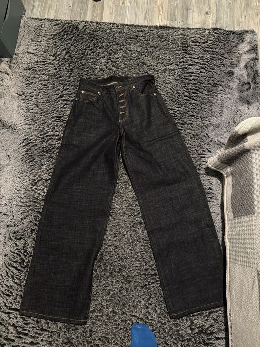 Дънки raw denim size M