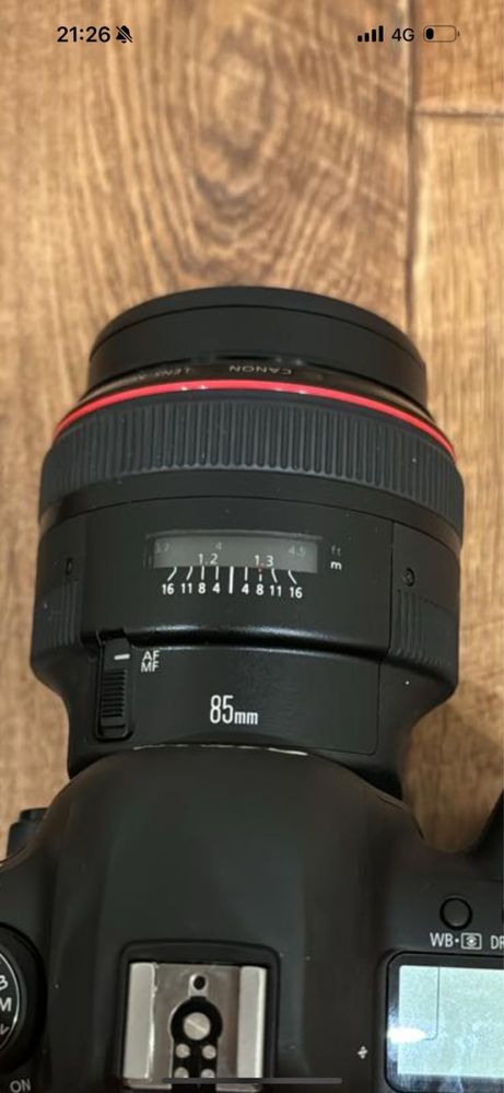 Canon 85 mm ef 1,2 ultrasonic