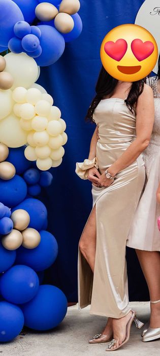 Официална рокля сатен