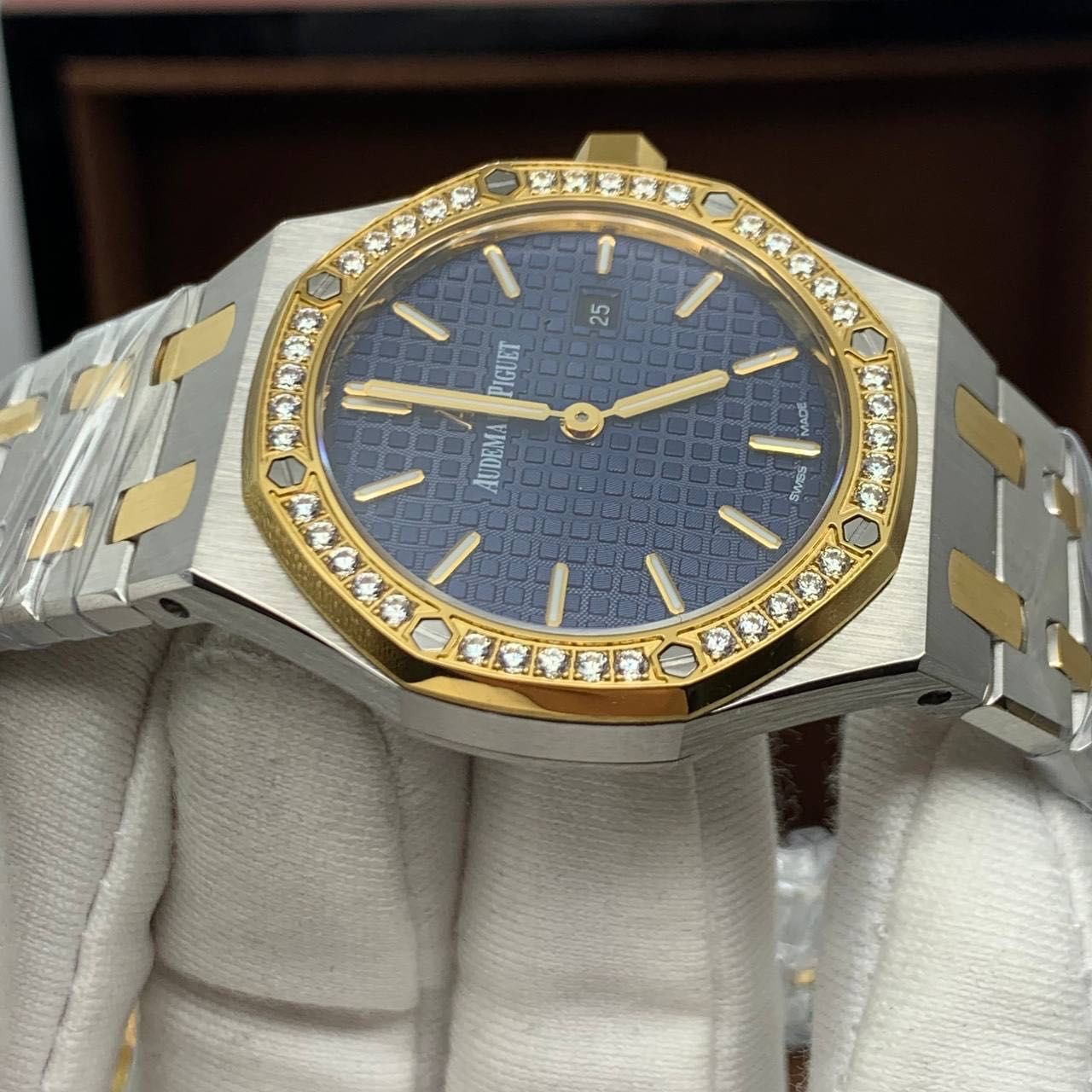 AP Royal Oak Slim Lady Silver Gold 750