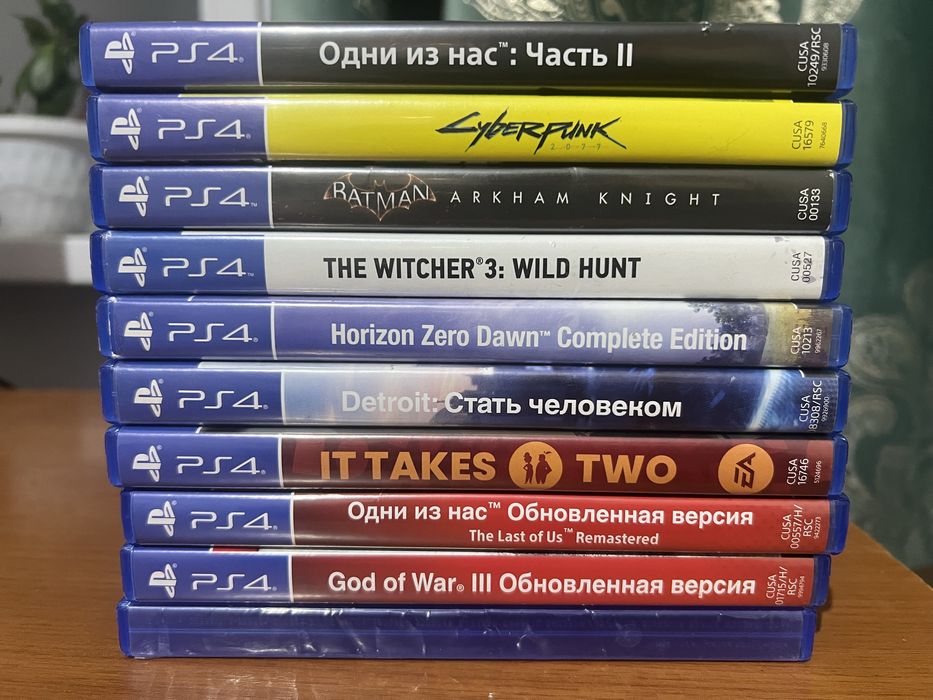Диски с играми для пс4
