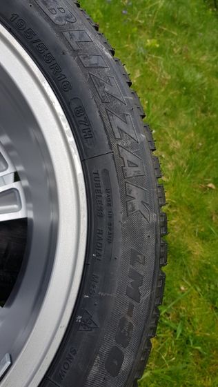 4бр. оригинални джанти Honda 16" 5x114,3 и зимни гуми 195/55/16