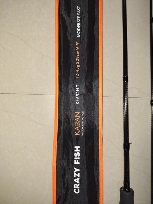 Lansetă spinning CRAZY FISH Kaban 209cm, 12-45g