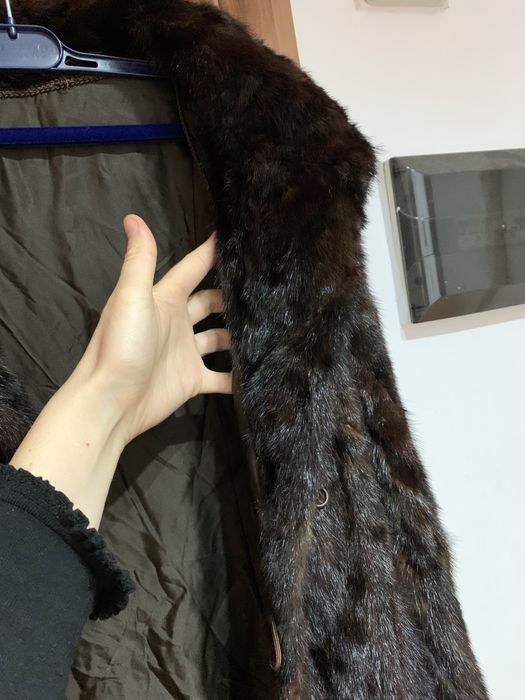 Haina blana naturala nurca XS - S