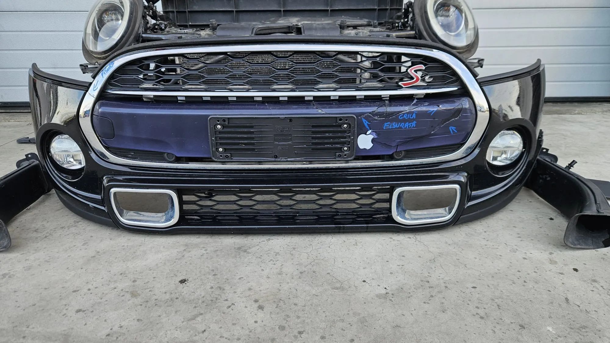 Fata completa mini cooper s f55 f56 faruri full led ceata full led senzori parcare 2.0 diesel automat