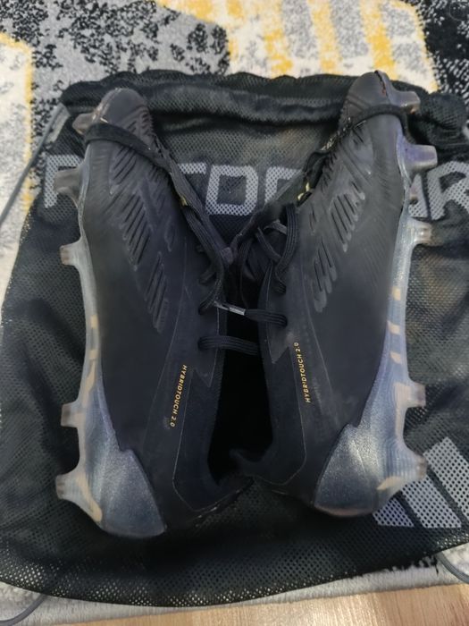 Ghete fotbal adidas predator negre elite FT FG