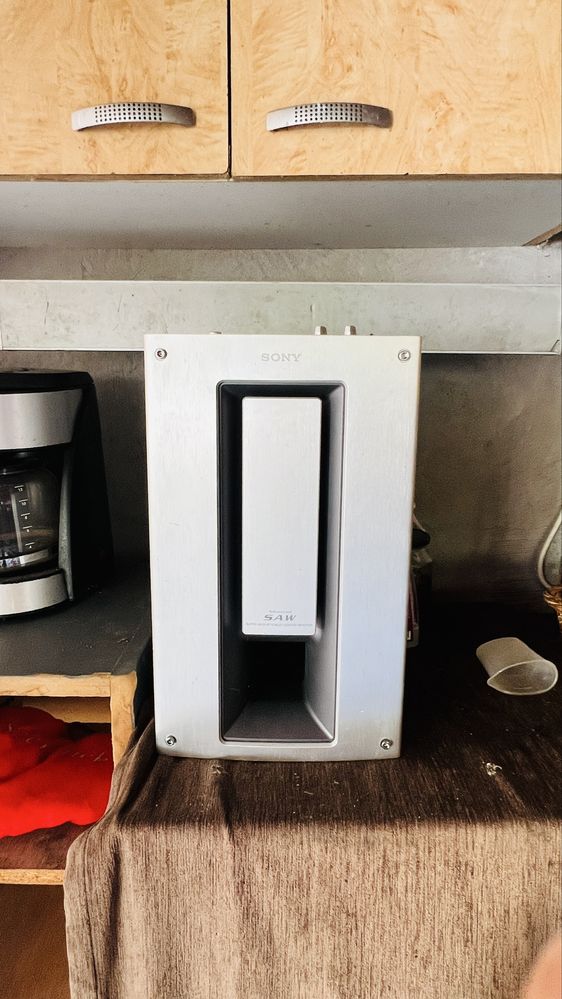 Boxe JVC, subwoofer activ Sony, sateliti
