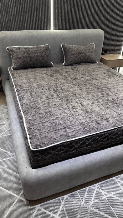 Зимний комплект с простыней на резинке