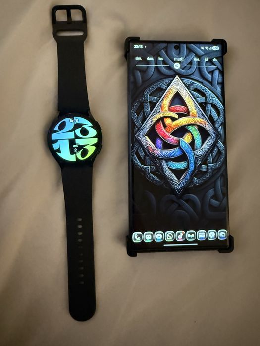 Pachet complet Samsung s23 ultra ca si nou si galaxy watch 6 ca nou